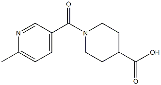 1-[(6-methylpyridin-3-yl)carbonyl]piperidine-4-carboxylic acid