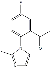 1-[5-fluoro-2-(2-methyl-1H-imidazol-1-yl)phenyl]ethan-1-one