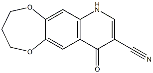 10-oxo-3,4,7,10-tetrahydro-2H-[1,4]dioxepino[2,3-g]quinoline-9-carbonitrile