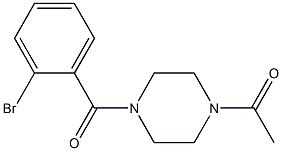 1-acetyl-4-(2-bromobenzoyl)piperazine