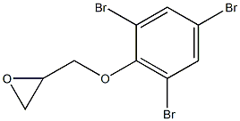 2-(2,4,6-tribromophenoxymethyl)oxirane Structural