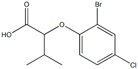 2-(2-bromo-4-chlorophenoxy)-3-methylbutanoic acid