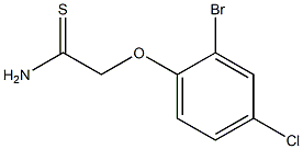 2-(2-bromo-4-chlorophenoxy)ethanethioamide