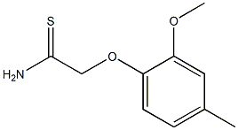 2-(2-methoxy-4-methylphenoxy)ethanethioamide