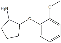 2-(2-methoxyphenoxy)cyclopentanamine Structural