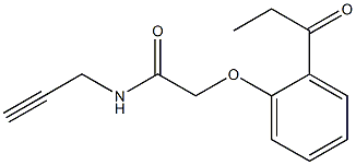 2-(2-propionylphenoxy)-N-prop-2-ynylacetamide