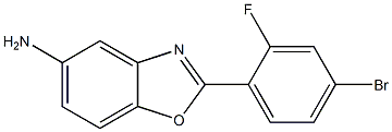 2-(4-bromo-2-fluorophenyl)-1,3-benzoxazol-5-amine Structural