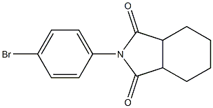 2-(4-bromophenyl)hexahydro-1H-isoindole-1,3(2H)-dione Structural