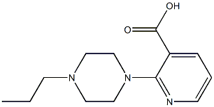 2-(4-propylpiperazin-1-yl)pyridine-3-carboxylic acid Structural