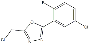 2-(5-chloro-2-fluorophenyl)-5-(chloromethyl)-1,3,4-oxadiazole