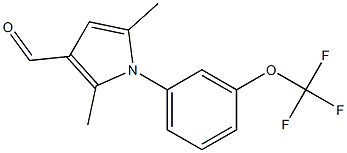 2,5-dimethyl-1-[3-(trifluoromethoxy)phenyl]-1H-pyrrole-3-carbaldehyde