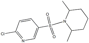 2-chloro-5-[(2,6-dimethylpiperidine-1-)sulfonyl]pyridine