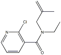 2-chloro-N-ethyl-N-(2-methylprop-2-enyl)nicotinamide