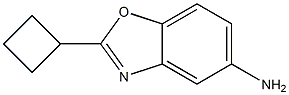 2-cyclobutyl-1,3-benzoxazol-5-amine Structural