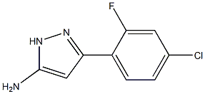 3-(4-chloro-2-fluorophenyl)-1H-pyrazol-5-amine