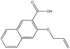 3-(prop-2-en-1-yloxy)naphthalene-2-carboxylic acid Structural