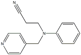 3-[phenyl(pyridin-4-ylmethyl)amino]propanenitrile