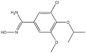 3-chloro-N'-hydroxy-4-isopropoxy-5-methoxybenzenecarboximidamide