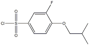 3-fluoro-4-(2-methylpropoxy)benzene-1-sulfonyl chloride