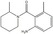 3-methyl-2-[(2-methylpiperidin-1-yl)carbonyl]aniline Structural