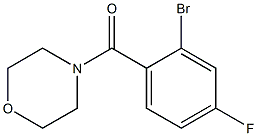 4-(2-bromo-4-fluorobenzoyl)morpholine