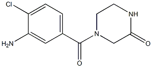 4-(3-amino-4-chlorobenzoyl)piperazin-2-one