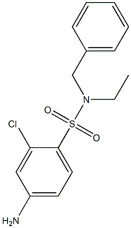 4-amino-N-benzyl-2-chloro-N-ethylbenzene-1-sulfonamide