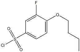 4-butoxy-3-fluorobenzene-1-sulfonyl chloride