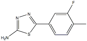 5-(3-fluoro-4-methylphenyl)-1,3,4-thiadiazol-2-amine