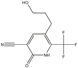 5-(3-hydroxypropyl)-2-oxo-6-(trifluoromethyl)-1,2-dihydropyridine-3-carbonitrile