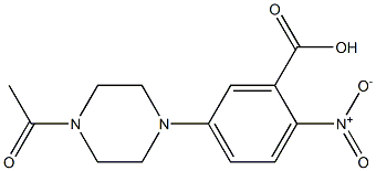 5-(4-acetylpiperazin-1-yl)-2-nitrobenzoic acid