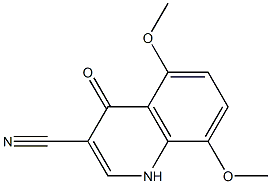 5,8-dimethoxy-4-oxo-1,4-dihydroquinoline-3-carbonitrile