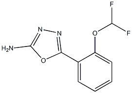 5-[2-(difluoromethoxy)phenyl]-1,3,4-oxadiazol-2-amine