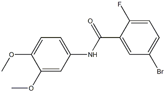 5-bromo-N-(3,4-dimethoxyphenyl)-2-fluorobenzamide