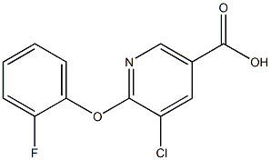 5-chloro-6-(2-fluorophenoxy)nicotinic acid