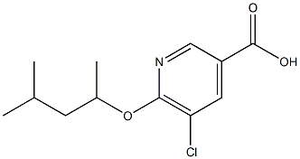 5-chloro-6-[(4-methylpentan-2-yl)oxy]pyridine-3-carboxylic acid