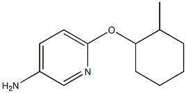 6-[(2-methylcyclohexyl)oxy]pyridin-3-amine Structural