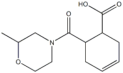 6-[(2-methylmorpholin-4-yl)carbonyl]cyclohex-3-ene-1-carboxylic acid