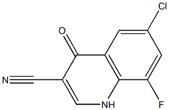 6-chloro-8-fluoro-4-oxo-1,4-dihydroquinoline-3-carbonitrile