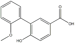 6-hydroxy-2'-methoxy-1,1'-biphenyl-3-carboxylic acid Structural