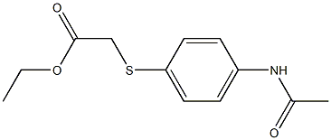 ethyl 2-[(4-acetamidophenyl)sulfanyl]acetate