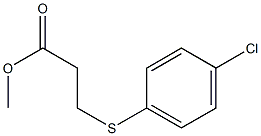 methyl 3-[(4-chlorophenyl)sulfanyl]propanoate