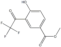 methyl 4-hydroxy-3-(trifluoroacetyl)benzoate Structural