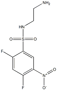 N-(2-aminoethyl)-2,4-difluoro-5-nitrobenzene-1-sulfonamide