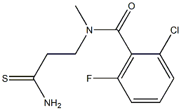 N-(2-carbamothioylethyl)-2-chloro-6-fluoro-N-methylbenzamide