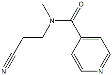 N-(2-cyanoethyl)-N-methylpyridine-4-carboxamide