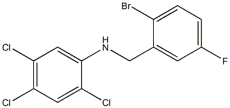 N-[(2-bromo-5-fluorophenyl)methyl]-2,4,5-trichloroaniline