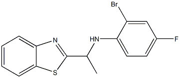 N-[1-(1,3-benzothiazol-2-yl)ethyl]-2-bromo-4-fluoroaniline