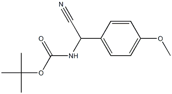 [Cyano-(4-methoxy-phenyl)-methyl]-carbamic acid tert-butyl ester