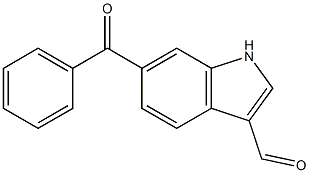 6-benzoyl-1H-indole-3-carbaldehyde